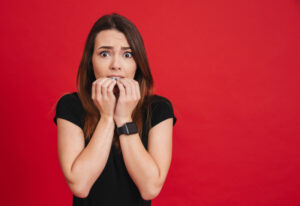 stressed girl- warning signs offinancial stress