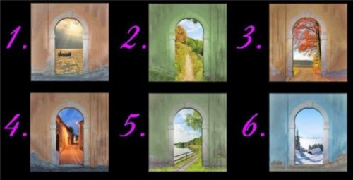 pick a door, future, personality test, results, myers briggs personality test, colours, accurate test