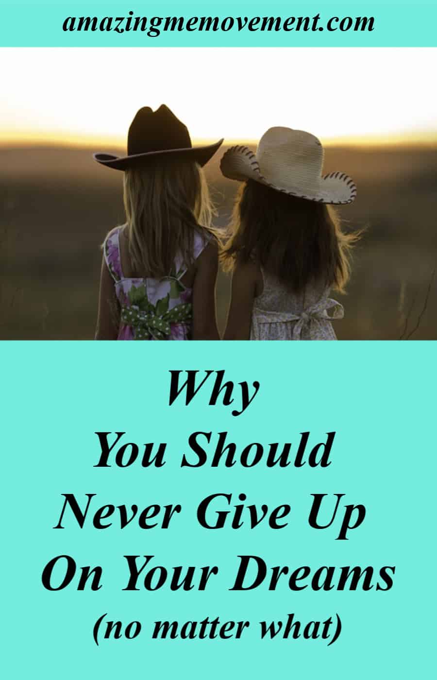 Why You Should Never Give Up On Your Dreams (no