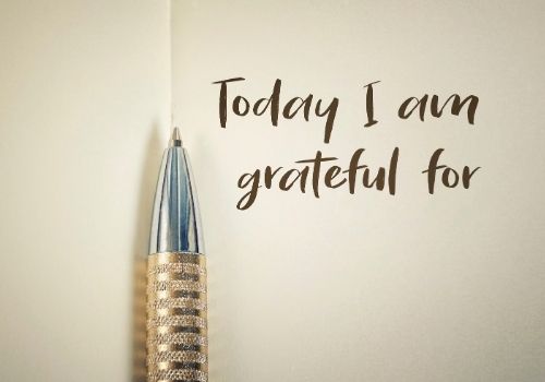 pen and pad things to be grateful for