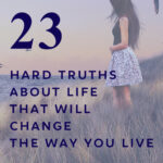 girl in fields-truths about life