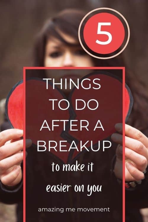 going through a breakup pinterest pin image