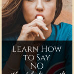 girl with sucker in her mouth -how to deal with guilt