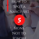 how to spot a narcissist pin image