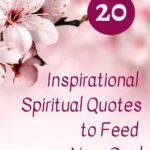 pin image for 20 inspirational spiritual quotes