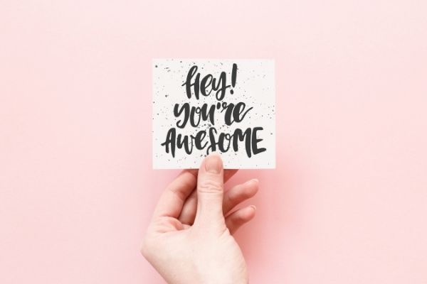 you're awesome image-feeling like a loser blog post