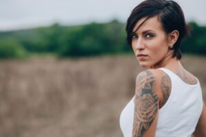 woman with tattoos-badass quotes blog