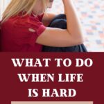 Pinterest image sad lady sitting on floor-life is bad