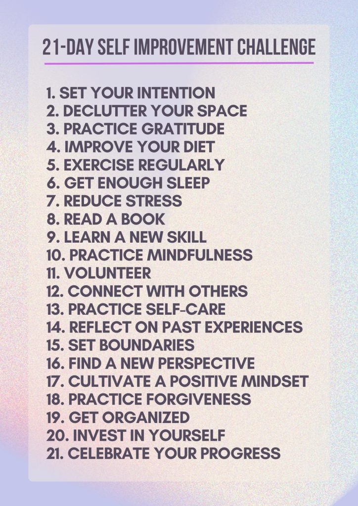 20 Self Improvement Tips That Will Change Your Life