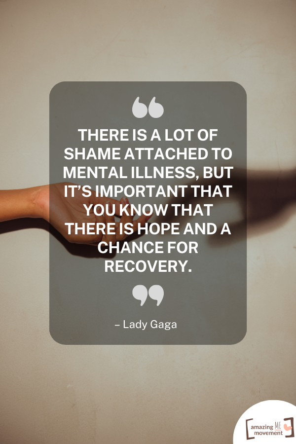 Lady Gaga Inspiring Quote For Depression