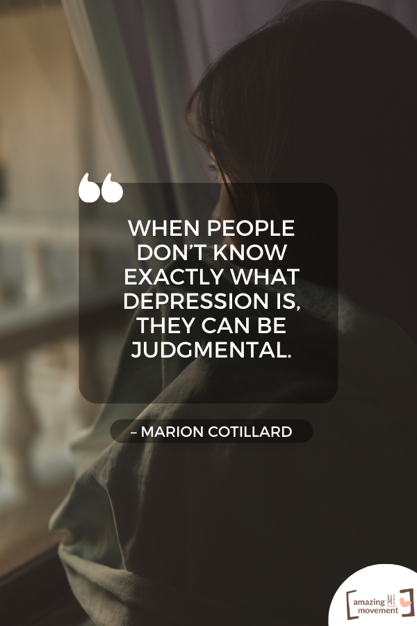 Marion Cotillard Inspiring Quote For Depression