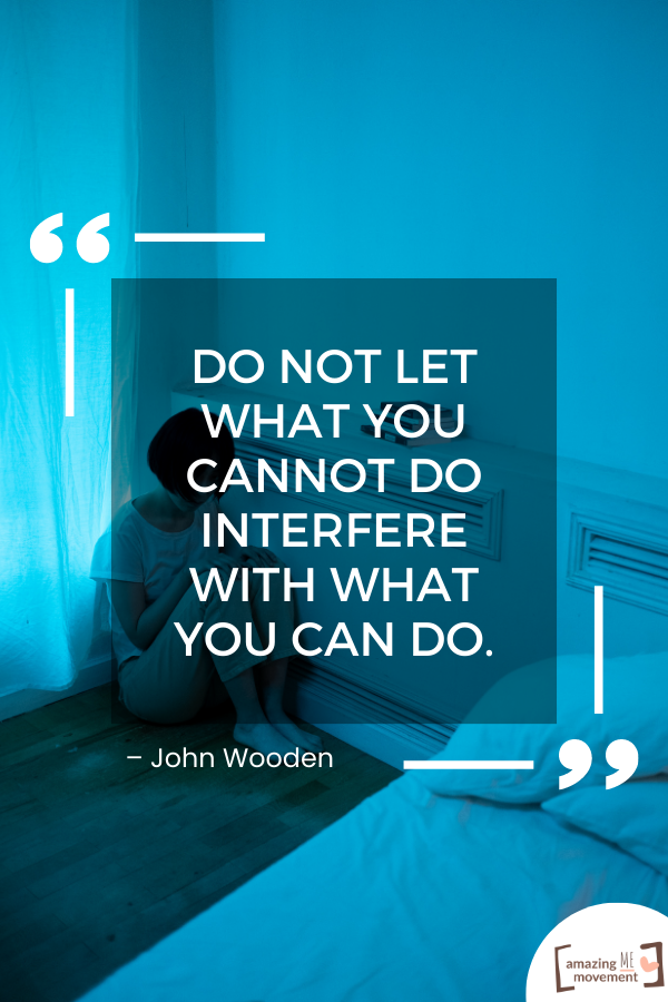 John Wooden Inspiring Quote For Depression