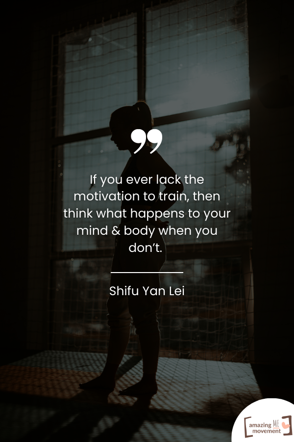 Shifu Yan Lei Quotes About Fitness Journey