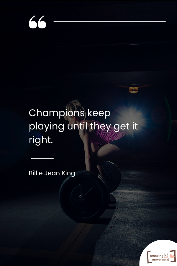 Billie Jean King Quotes About Fitness Journey