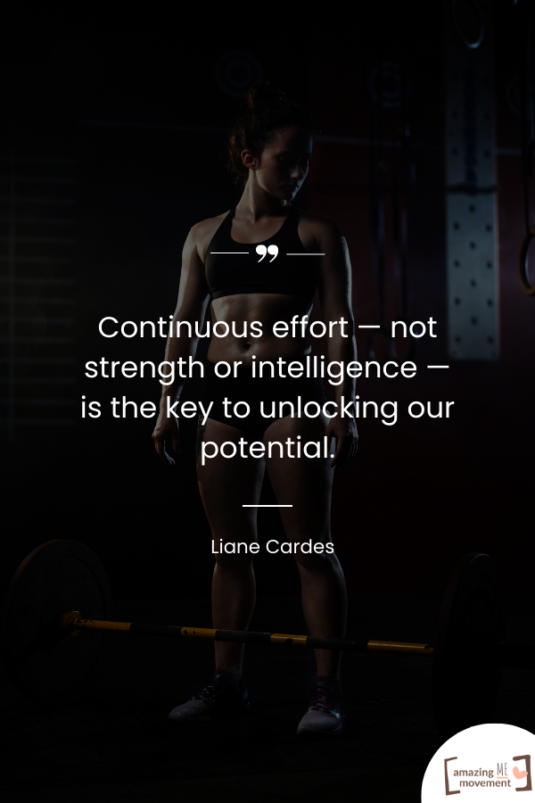 Liane Cardes Quotes About Fitness Journey