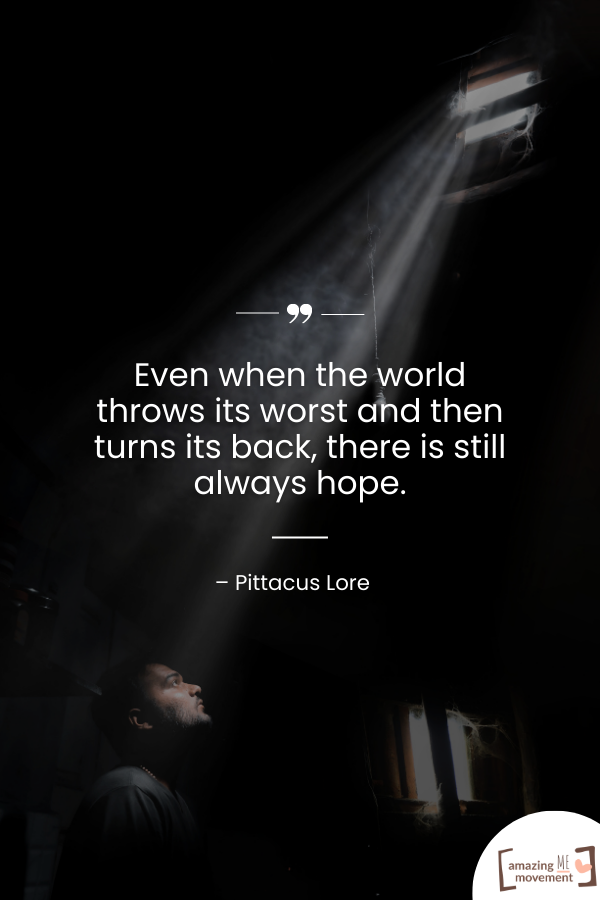 Pittacus Lore Inspiring Quote For Depression