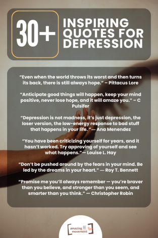 30+ Inspiring Quotes For Depression ⋆