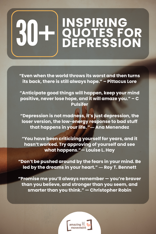 30+ Inspiring Quotes For Depression