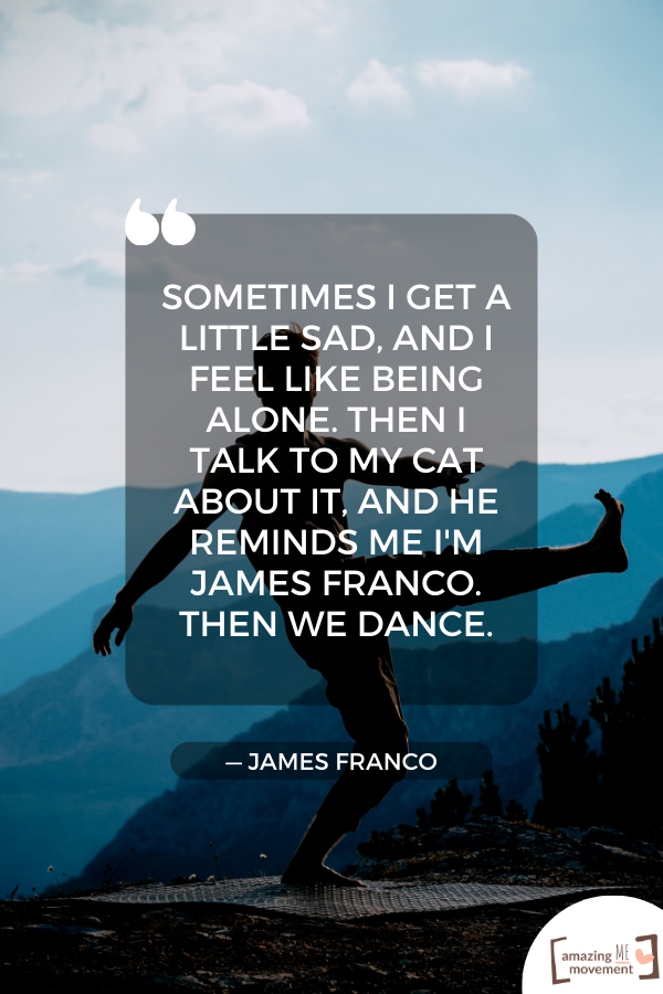 James Franco Inspiring Quote For Depression