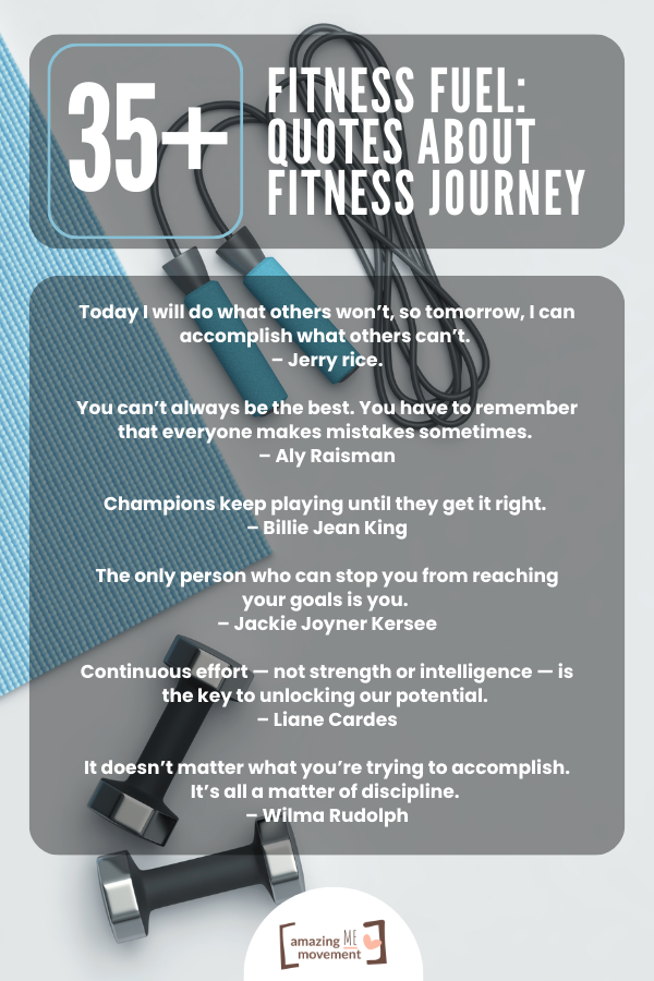 Fitness Fuel 35+ Quotes About Fitness Journey