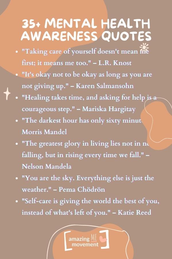 Inspiring Mental Health Awareness Quotes to Brighten Your Day