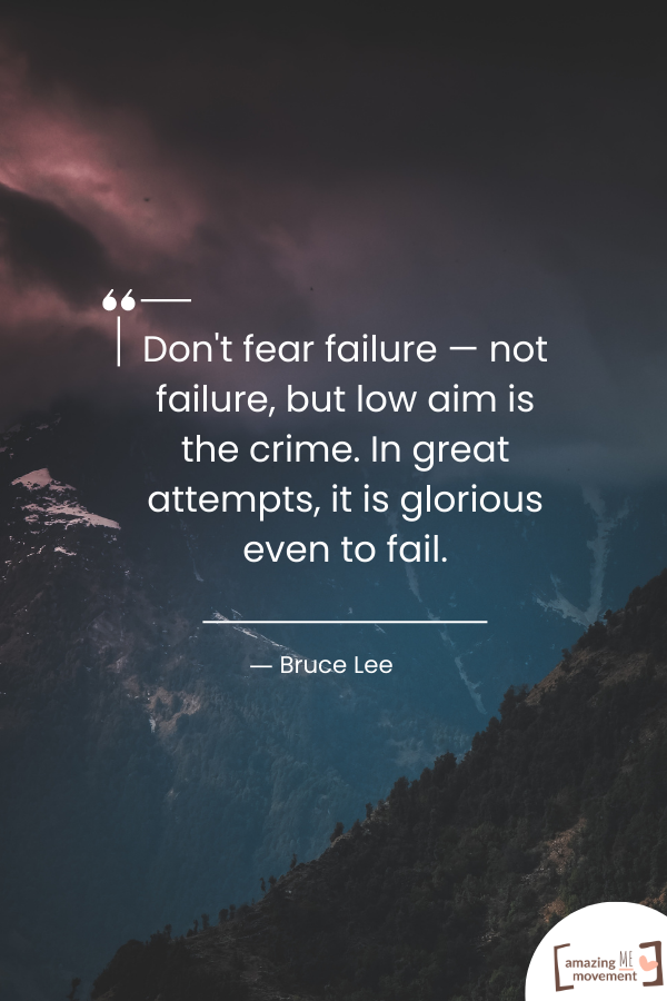 Don't fear failure