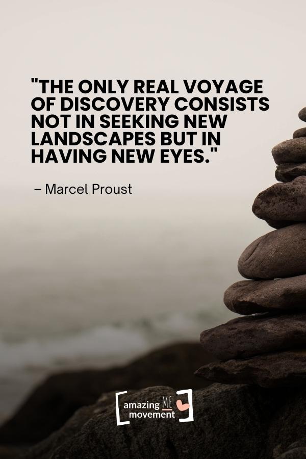 The only real voyage of discovery consists.