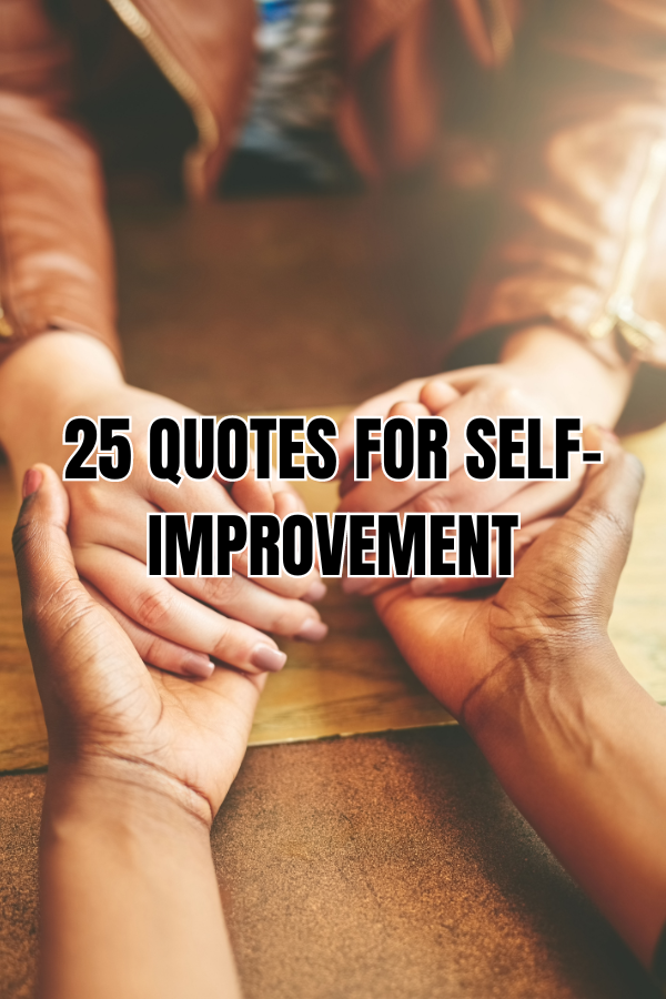A poster for quotes for self-improvement