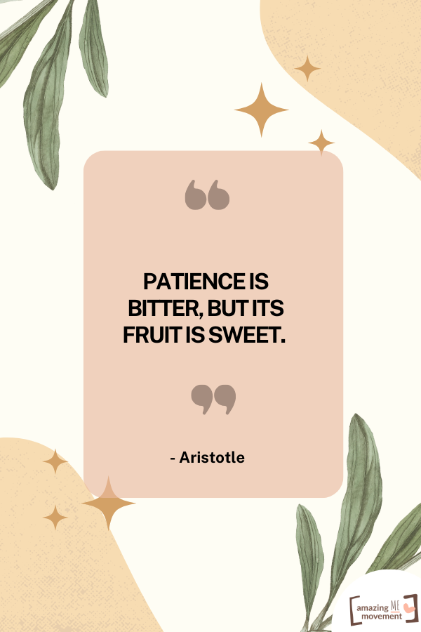 A saying by Aristotle