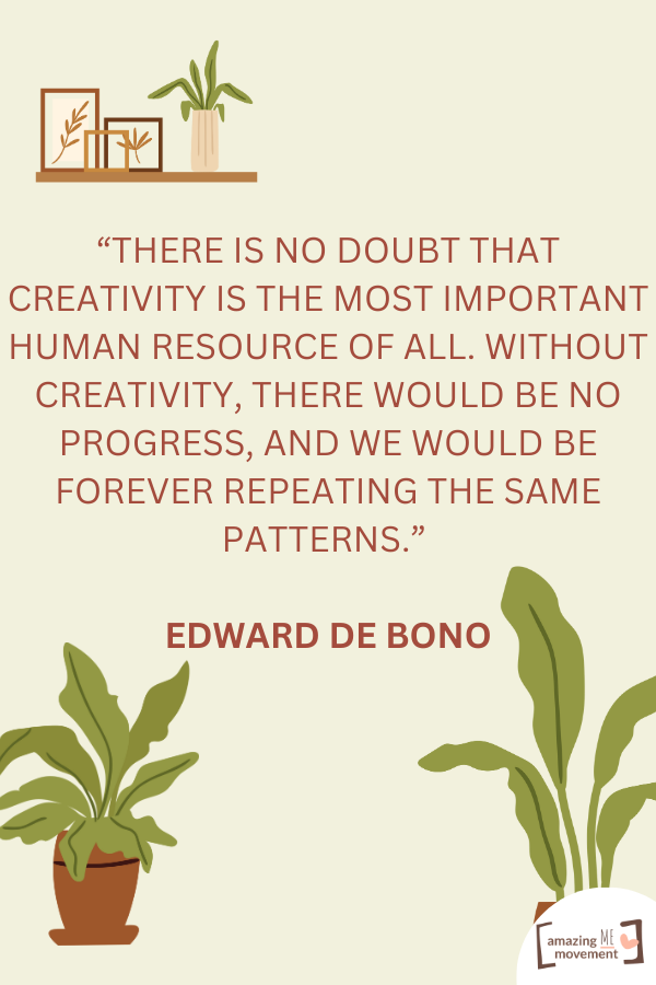 A creative quote by Edward De Bono