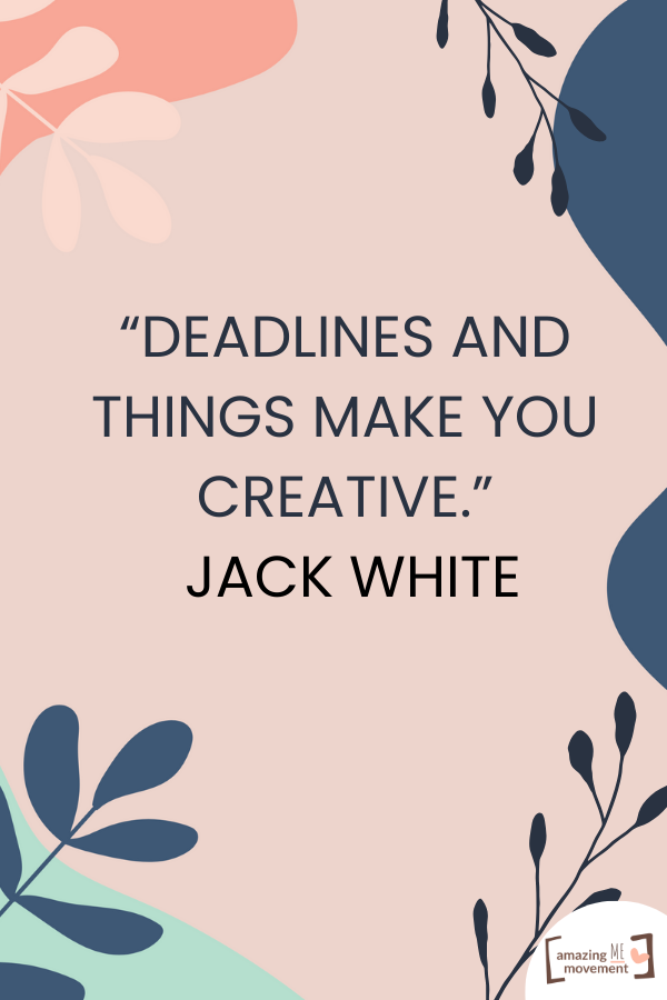 A creative quote by Jack White