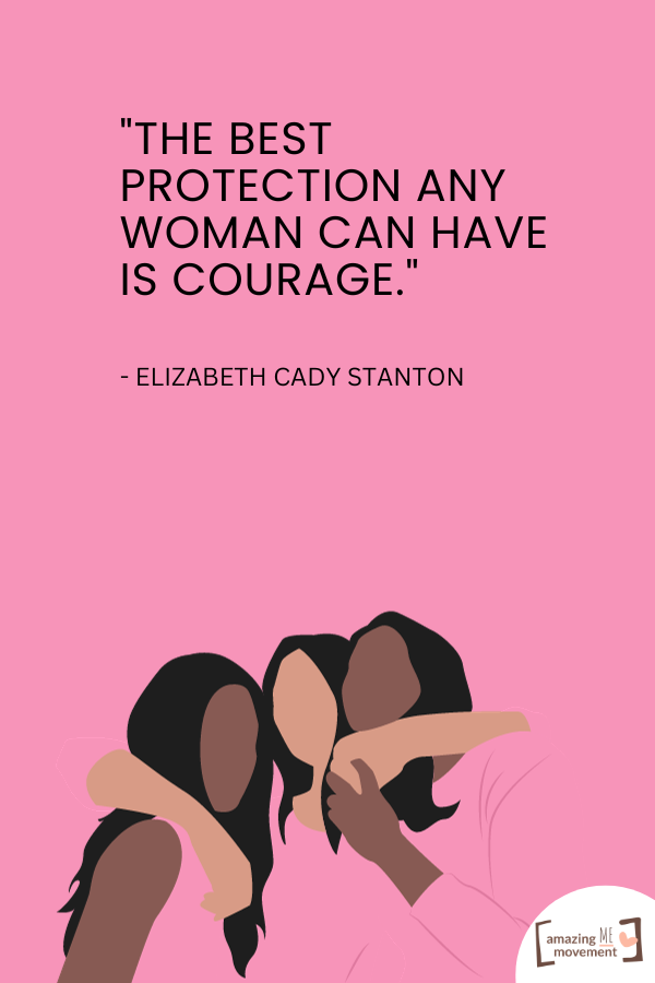 An inspirational quote by Elizabeth Cady Stanton