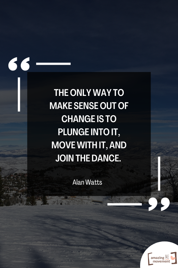 A wisdom quote from Alan Watts