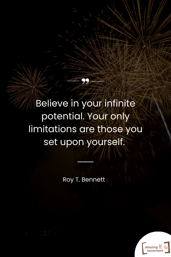 A confidence-building quote from Roy T. Bennett
