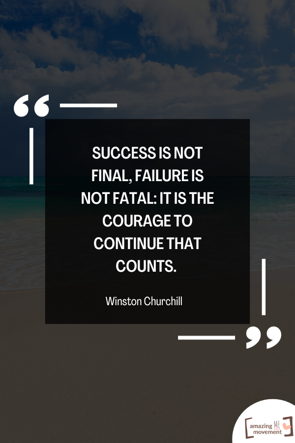 A wisdom quote from Winston Churchill