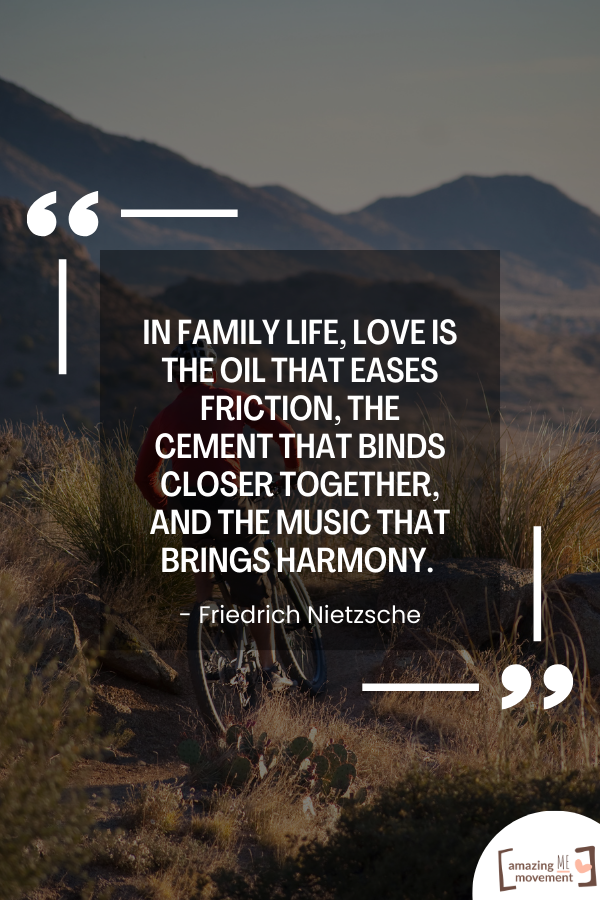 A family love quote by Friedrich Nietzsche
