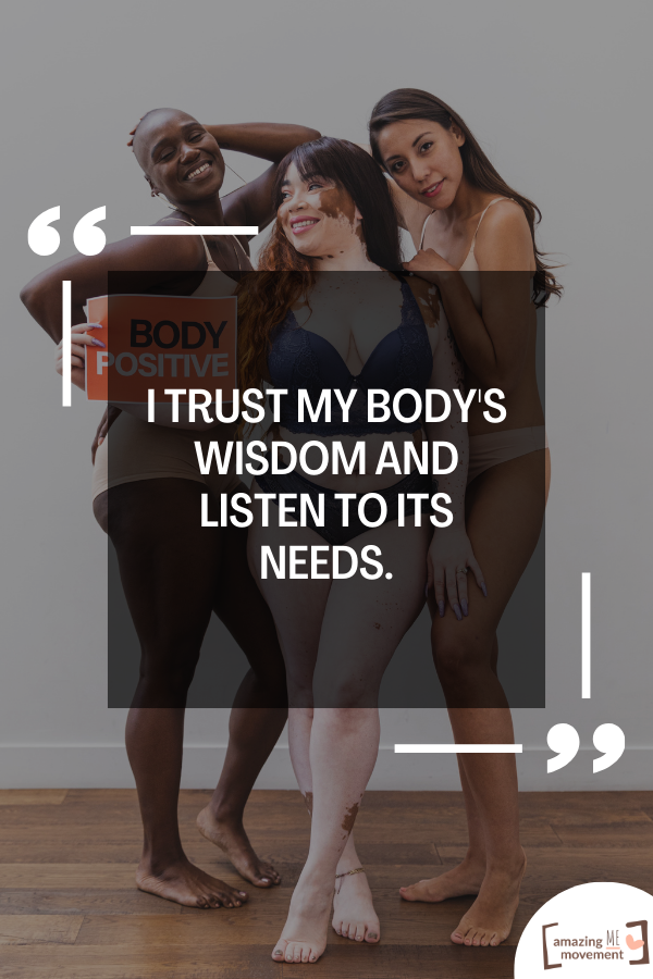 A statement about loving your body