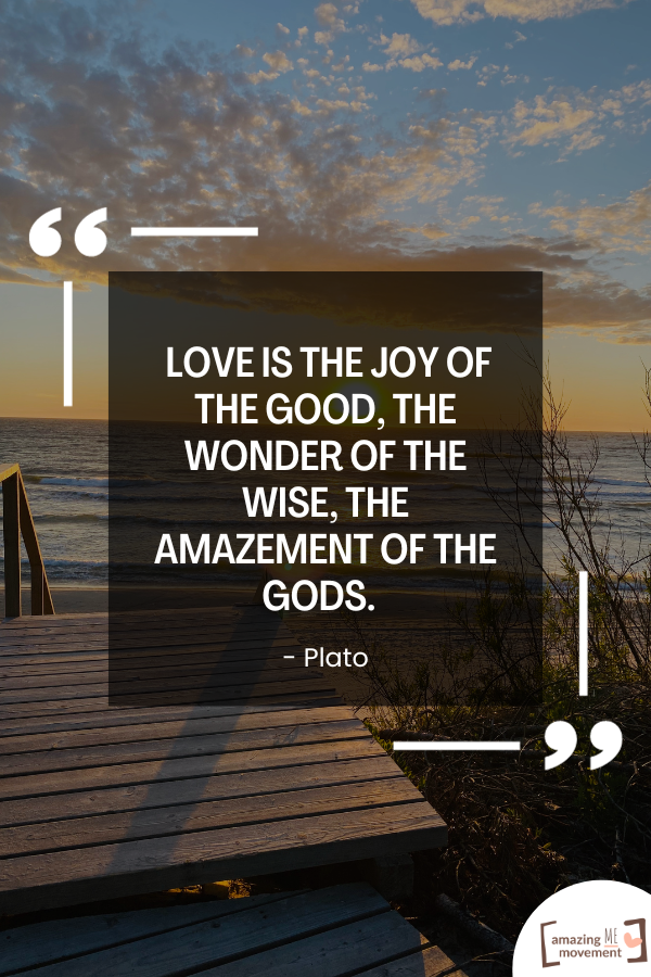 A quote about love by Plato