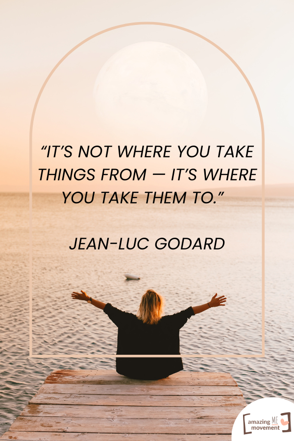 A creative quote by Jean-Luc Godard