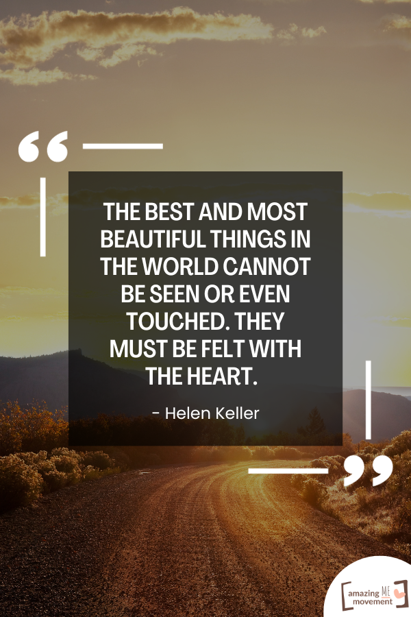 A quote about love by Helen Keller