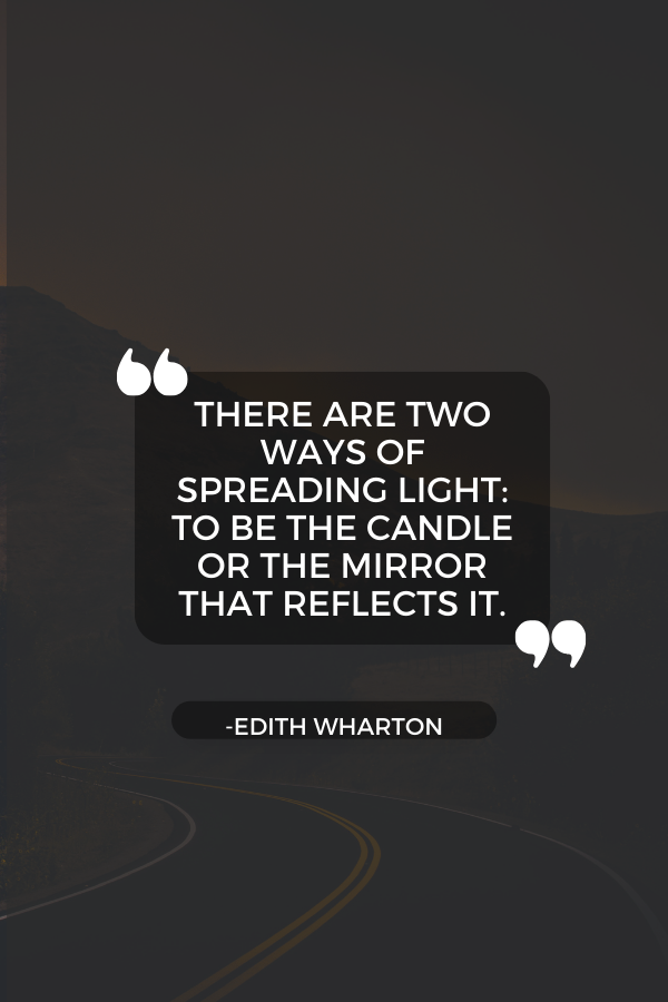 Quote about self-improvement by Edith Wharton