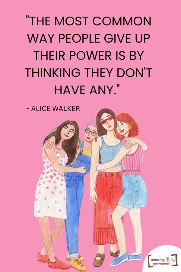 An inspirational quote by Alice Walker