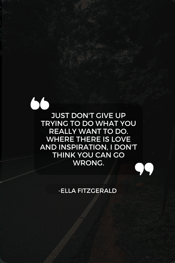 A quote by Ella Fitzgerald