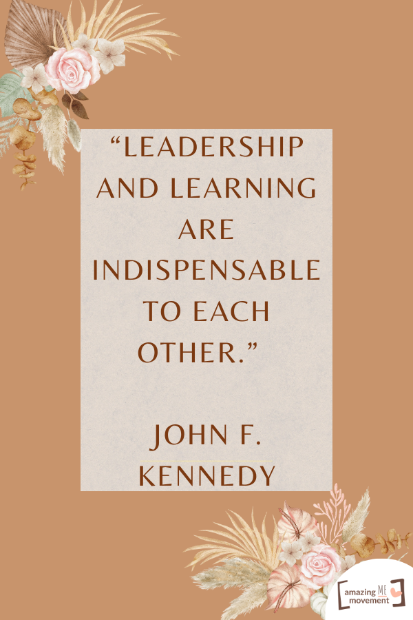 A saying by John F. Kennedy