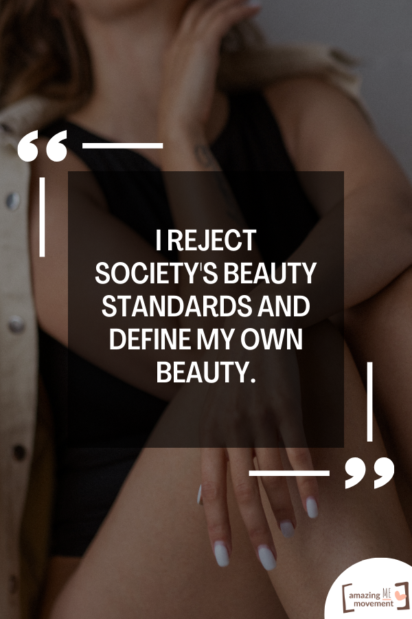 A quote for body acceptance