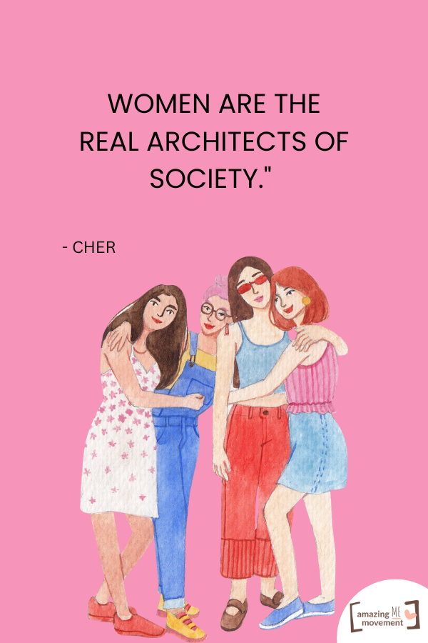 An inspirational quote by Cher