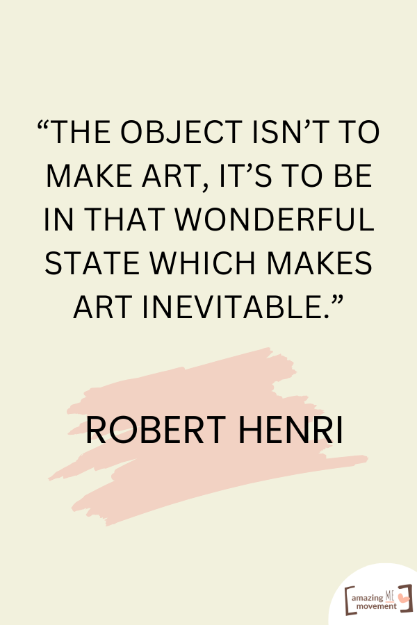 A creative quote by Robert Henri