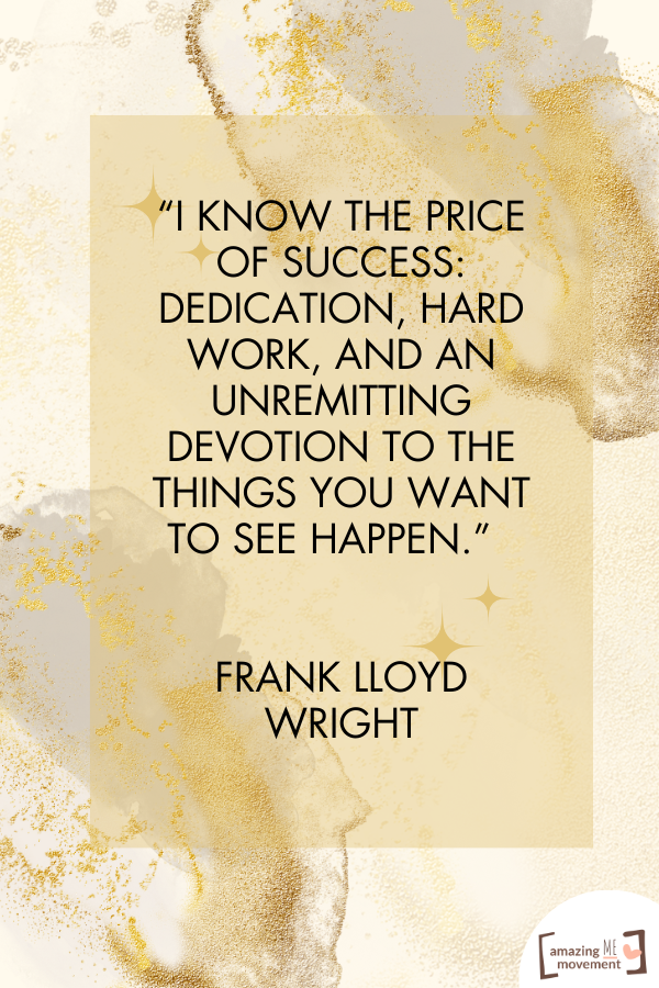 A saying by Frank Lloyd Wright
