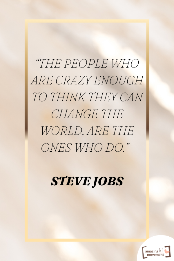 A saying Steve Jobs