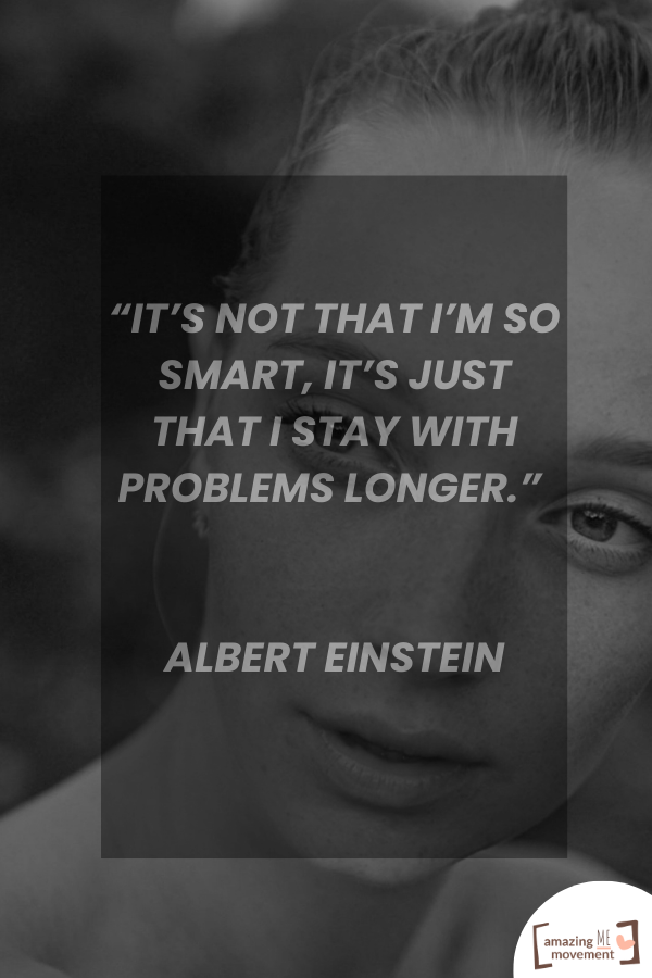 A saying by Albert Einstein